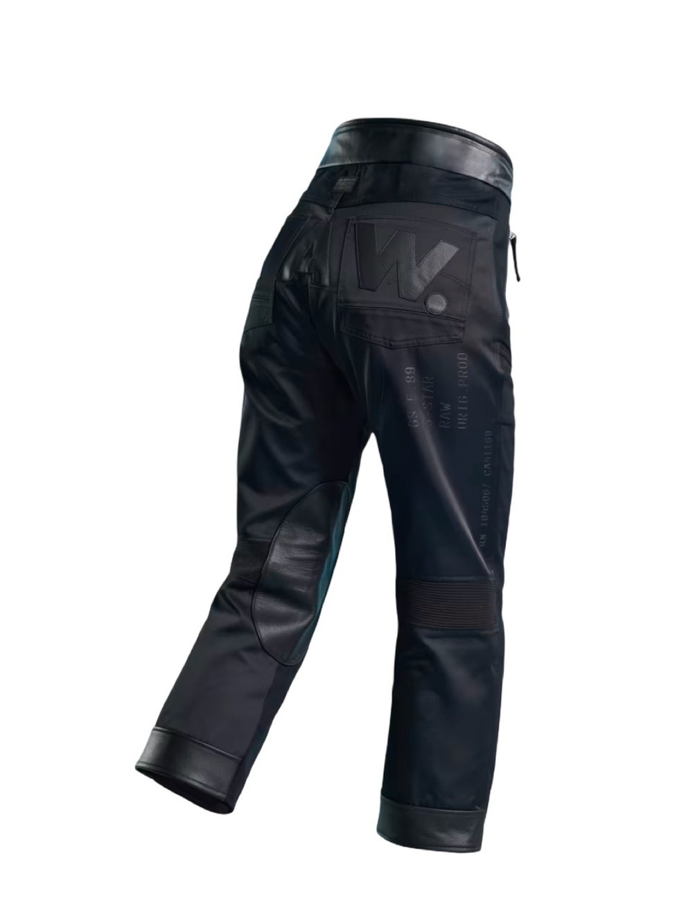 G-Star Women's E Moto L Pants Black NWT Size - Picture 7 of 12